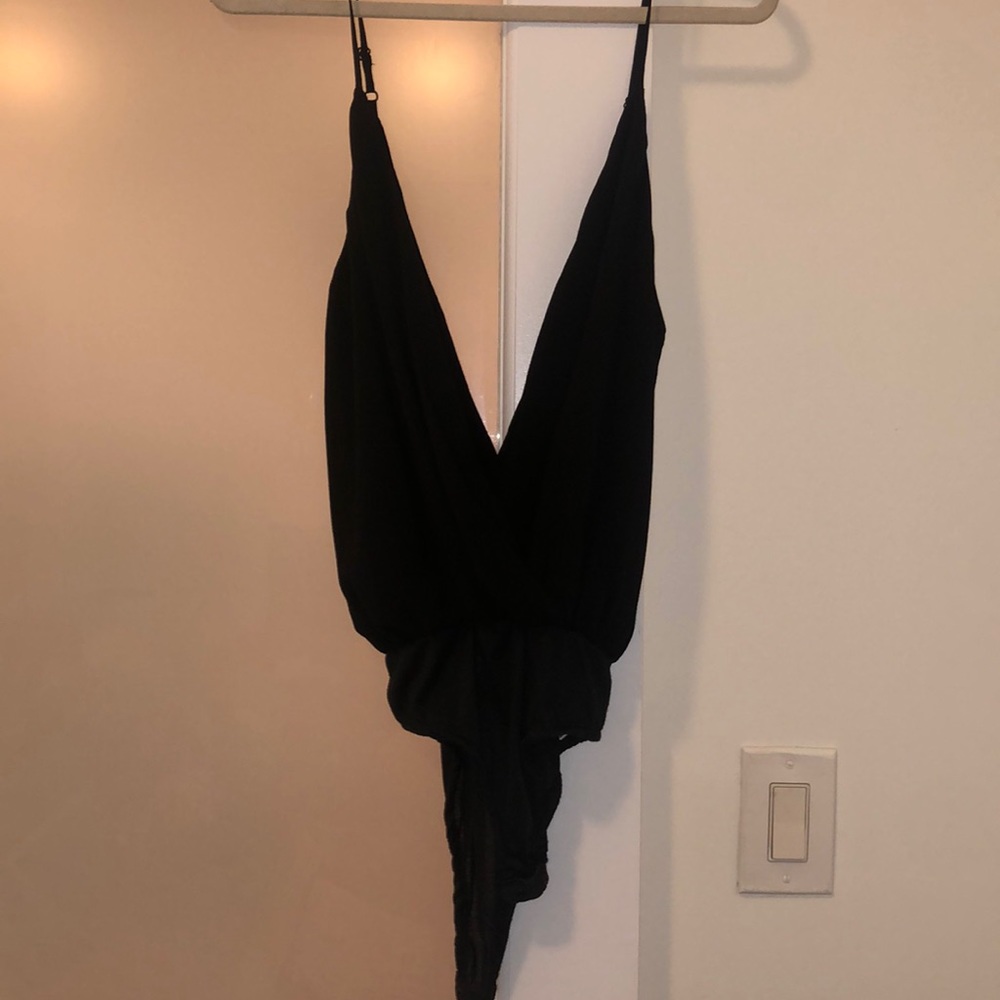 Toni Black Bodysuit